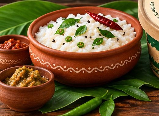 Traditional Chaddannam served in a bowl